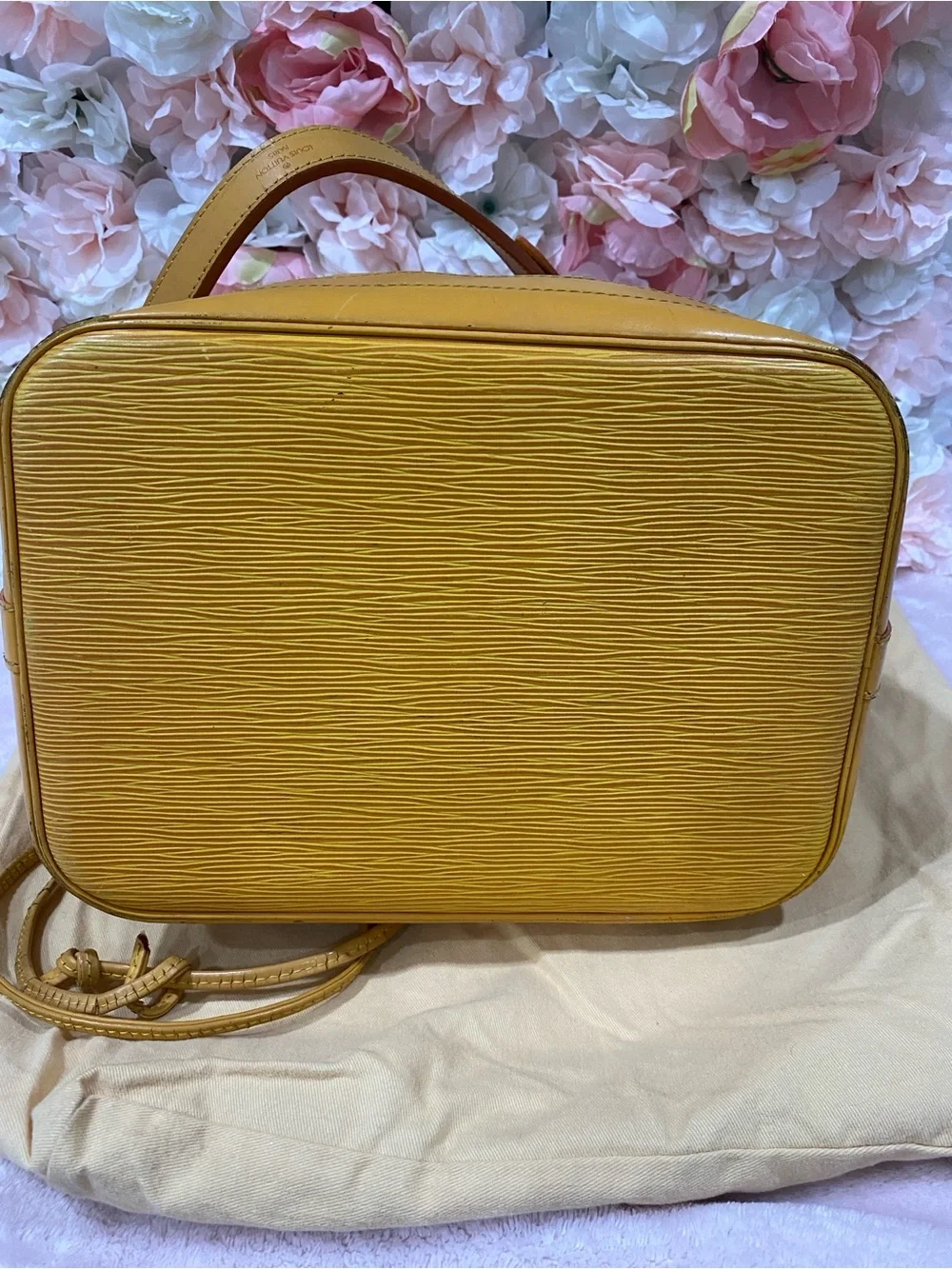 Louis Vuitton Epi Noe Bucket Bag